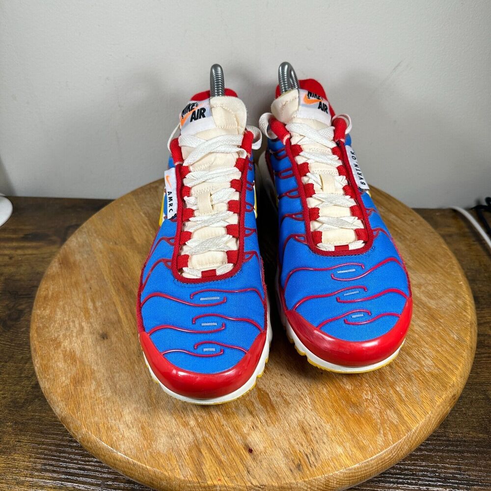 Nike Air Max Plus SE Running Club University Red Shoes Mens‎ Size 7.5 DC9332-600 - Picture 2 of 8